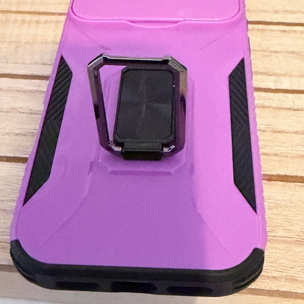Purple Protective Phone Case with Stand (iPhone 17 pro)